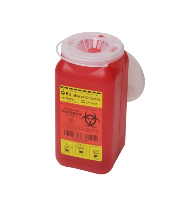 Becton Dickinson Red Sharps Container