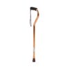 McKesson Offset Cane Aluminum Bronze 30 – 39 Inch Height