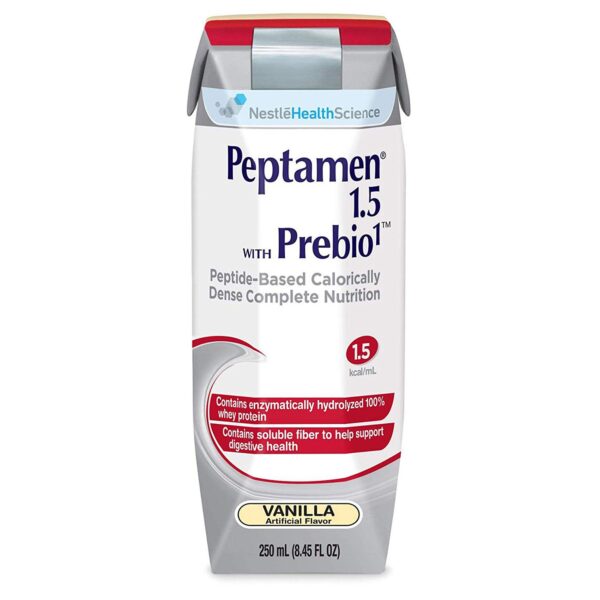 Peptamen® 1.5 with Prebio 1™ Vanilla Oral Supplement / Tube Feeding Formula