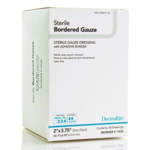 DermaRite Gauze Adhesive Dressing