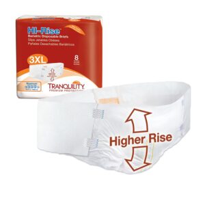 Tranquility® HI-Rise™ Maximum Absorbency Bariatric Incontinence Brief