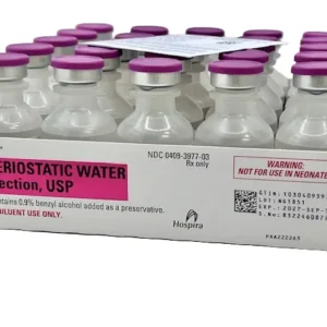 Bacteriostatic  Water Injection 30 mL MDV Box of 25