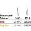 Two Striper FG 200.3 Fine Diamond Bur Interproximal Trimmer Pack of 5