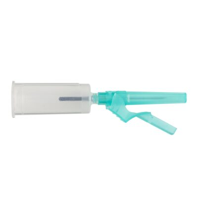 HT Blood Collection Needle with Holder 21 Gauge 1-1/4 Inch Needle Length Safety Needle Without Tubing Sterile