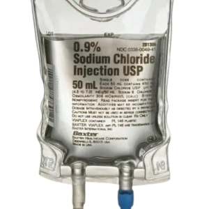 0.9% Sodium Chloride Injection, USP, 50 mL VIAFLEX Plastic Container Case of 96
