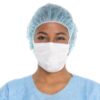 Surgical Mask FluidShield ASTM Level 2 Tie Closure One Size Fits Most Box of 50