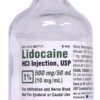 Lidocaine HCl 1%, 10 mg / mL Injection 50 mL Box of 25