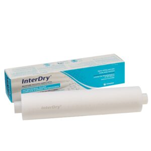 Silver Moisture Wicking Fabric InterDry Ag Non-adhesive without Border 10 X 144 Inch Roll Sterile